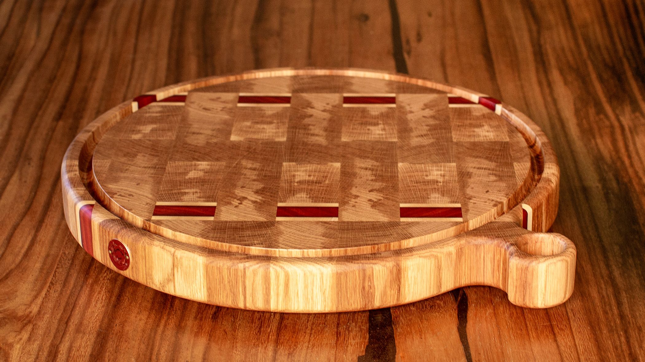billot de cuisine en bois massif